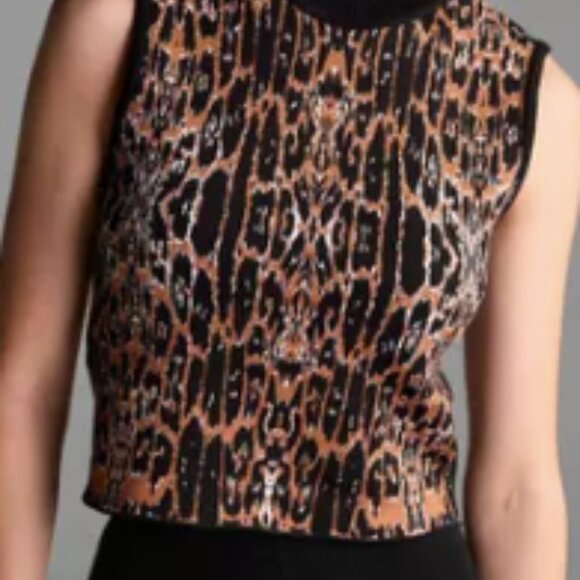 Maria Pavan "Blusa Panter" Jacquard Top - Picture 2 of 8